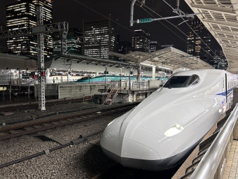 JR東海 N700系新幹線 のぞみ(新幹線) 鉄道フォト・写真 by 浜っこよっしーさん 東京駅 (JR)：2023年12月12日18時ごろ