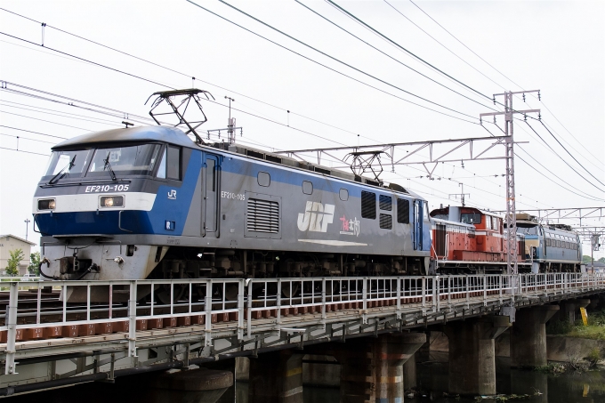 JR貨物 EF210形 EF210-105 鉄道フォト・写真 by えこださん 高槻駅：2014年07月04日12時ごろ