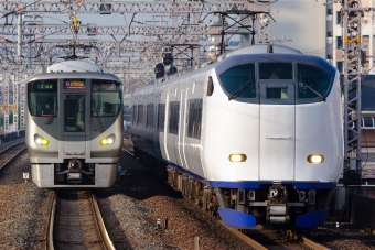 JR西日本281系電車 はるか(特急) クロ280-2 鉄道フォト・写真 by えこださん 野田駅 (JR)：2015年10月24日07時ごろ
