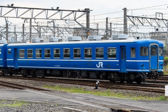 JR西日本 国鉄12系客車 スハフ12形 スハフ12 129 鉄道フォト・写真 by えこださん 梅小路京都西駅：2024年07月04日13時ごろ