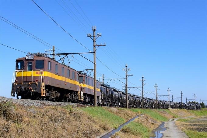 鉄道フォト・写真：三岐鉄道ED45形電気機関車 ED455 三里駅 鉄道フォト・写真 by えこださん - 撮影日 2017/04/23 14:36