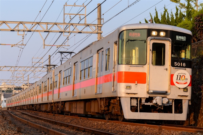 鉄道フォト・写真：山陽電車 山陽電気鉄道5000系電車 5018 山陽塩屋駅 鉄道フォト・写真 by えこださん - 撮影日 2017/11/05 07:11