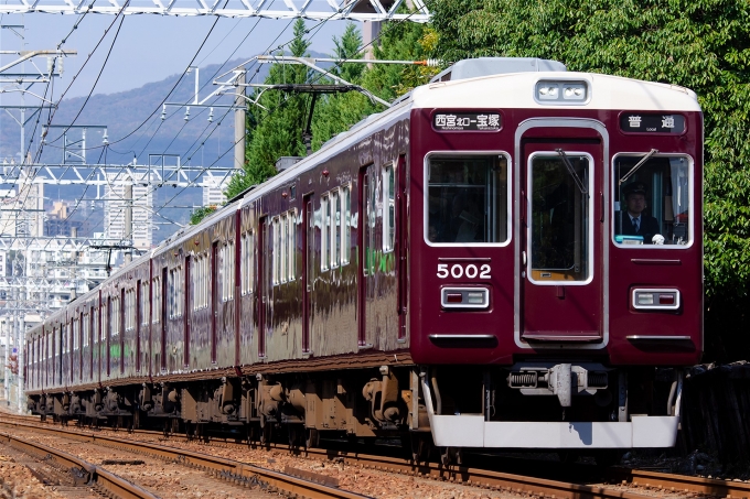 鉄道フォト・写真：阪急電鉄 阪急5000系電車 5002 仁川駅 鉄道フォト・写真 by えこださん - 撮影日 2017/11/05 13:05