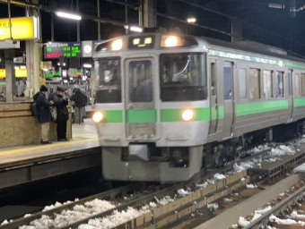 JR北海道 721系 普通列車 鉄道フォト・写真 by Aki鉄さん 札幌駅：2024年02月29日17時ごろ