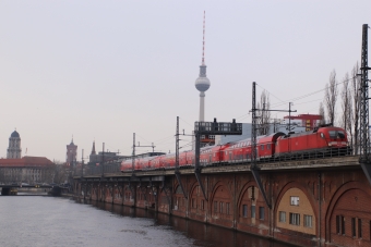 ドイツ鉄道 182型電気機関車 鉄道フォト・写真 by Speed_Birdさん ：2018年01月22日22時ごろ