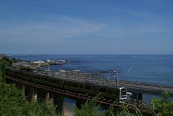 JR東日本209系電車 鉄道フォト・写真 by Speed_Birdさん 江見駅：2010年08月30日12時ごろ