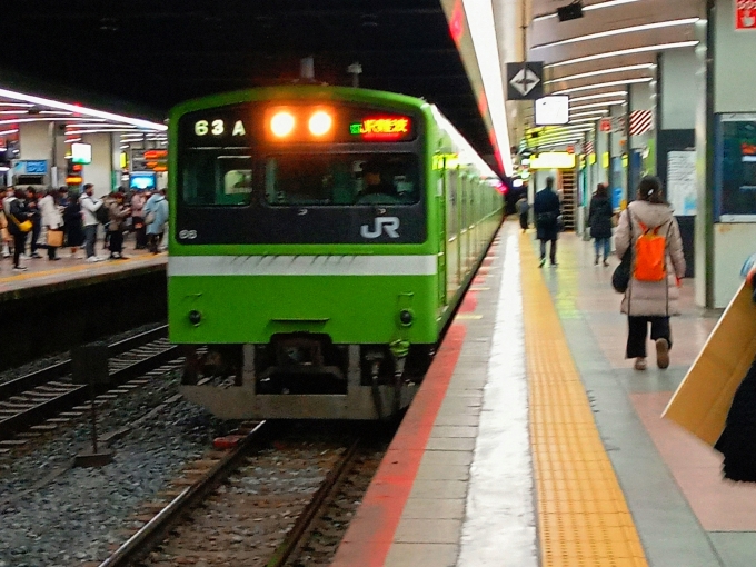 鉄道フォト・写真：JR西日本 国鉄201系電車 クハ201-68 天王寺駅 (JR) 鉄道フォト・写真 by Mesoさん - 撮影日 2023/12/17 19:13