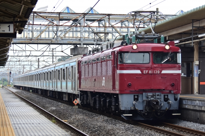 鉄道フォト・写真：JR東日本 国鉄EF81形電気機関車 渋川駅 鉄道フォト・写真 by JadeiteTraveler / 翡翠輝石の旅人さん - 撮影日 2024/08/06 14:14