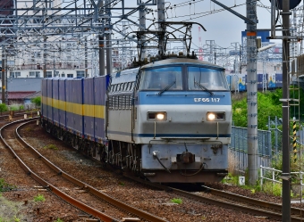 JR貨物 EF66形電気機関車（二次車） EF66 117 鉄道フォト・写真 by m433さん 枇杷島駅 (JR)：2020年05月21日12時ごろ