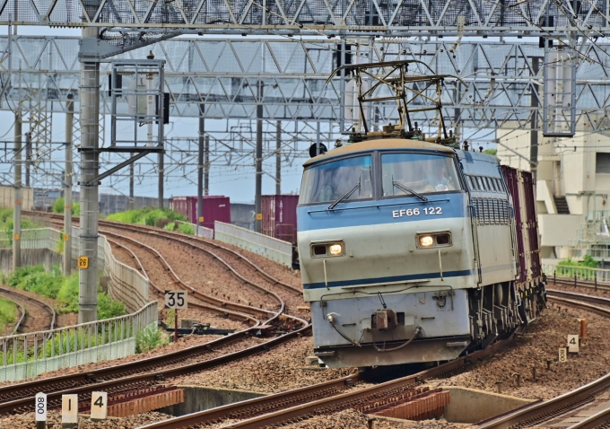 JR貨物 EF66形電気機関車（二次車） EF66 122 鉄道フォト・写真 by m433さん 枇杷島駅 (JR)：2020年06月22日13時ごろ