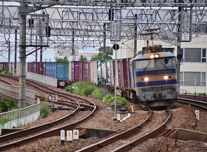 JR貨物 EF510形 EF510-502 鉄道フォト・写真 by m433さん 枇杷島駅 (JR)：2020年07月15日11時ごろ
