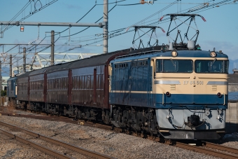 JR東日本 国鉄EF65形電気機関車 鉄道フォト・写真 by Tomo-Papaさん 岡部駅：2021年11月28日00時ごろ
