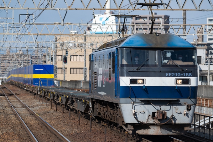 鉄道フォト・写真：JR貨物EF210形電気機関車 EF210-168 尾張一宮駅 鉄道フォト・写真 by Tomo-Papaさん - 撮影日 2023/01/28 00:00