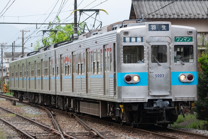 鉄道フォト・写真：秩父鉄道5000系電車 5003 大野原駅 鉄道フォト・写真 by Tomo-Papaさん - 撮影日 2024/04/21 00:00