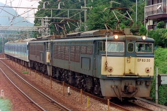 JR東日本 国鉄EF63形電気機関車 鉄道フォト・写真 by Tomo-Papaさん 横川駅 (群馬県)：1997年09月21日00時ごろ