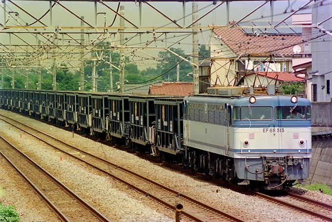 JR貨物 国鉄EF65形電気機関車 鉄道フォト・写真 by Tomo-Papaさん 新秋津駅：1998年08月21日00時ごろ