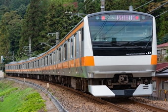 JR東日本 クハE233形 おくたま(快速) クハE233-43 鉄道フォト・写真 by Tomo-Papaさん 青梅駅：2020年11月08日00時ごろ