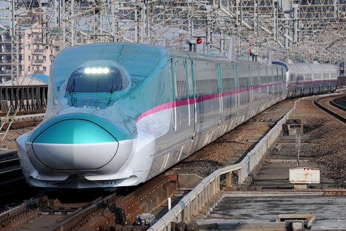 JR東日本 E523形(T1c) やまびこ(新幹線) E523-8 鉄道フォト・写真 by Tomo-Papaさん 大宮駅 (埼玉県|JR)：2012年03月15日00時ごろ