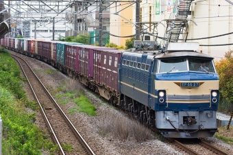 JR貨物 国鉄EF66形電気機関車 鉄道フォト・写真 by Tomo-Papaさん 新川崎駅：2015年06月11日00時ごろ
