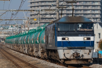 JR貨物 EF210形 EF210-170 鉄道フォト・写真 by Tomo-Papaさん 深谷駅：2021年02月13日00時ごろ