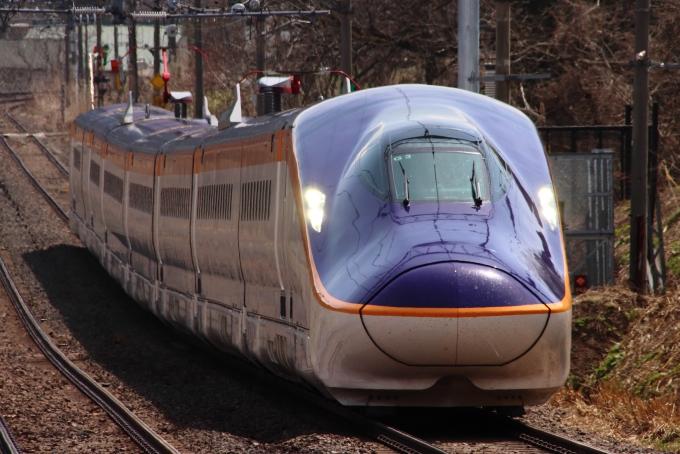 JR東日本 E821形(Mc) つばさ(新幹線) E821-3 鉄道フォト・写真 by すらんとのーずさん 関根駅：2024年04月07日11時ごろ