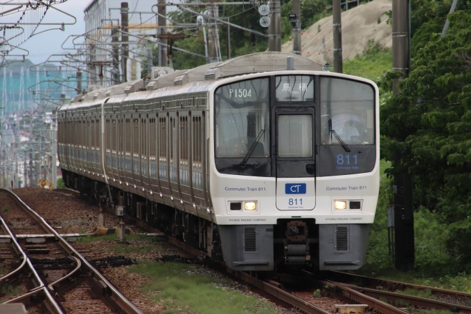 鉄道フォト・写真：JR九州811系電車 クハ810-1504 弥生が丘駅 鉄道フォト・写真 by すらんとのーずさん - 撮影日 2024/06/28 14:07