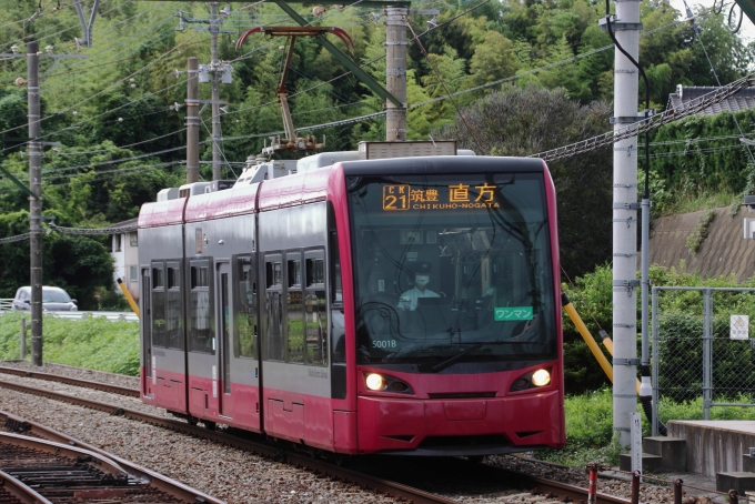 鉄道フォト・写真：筑豊電気鉄道5000形電車 5001B 楠橋駅 鉄道フォト・写真 by すらんとのーずさん - 撮影日 2024/06/28 17:29