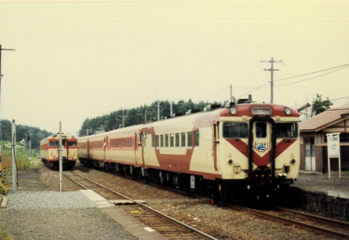 鉄道フォト・写真：国鉄キハ58系気動車 天売 キロ29-1 兜沼駅 鉄道フォト・写真 by 二ヶ領用水の桜さん - 撮影日 1986/07/30 00:00