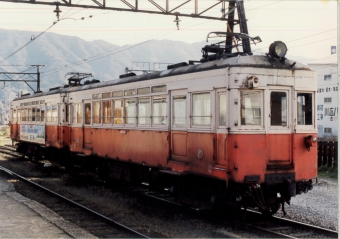 野上電気鉄道モハ30形電車 モハ32 鉄道フォト・写真 by 二ヶ領用水の桜さん 日方駅 (野上電気鉄道)：1993年03月21日00時ごろ