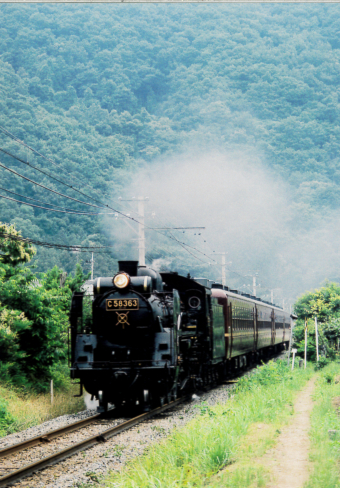 SL疾走  秩父鉄道  [パレオエクスプレス]   C58形 C58 363】SLパレオエクスプレス【秩父鉄道】Kｰ9（CH‐2）門デフ