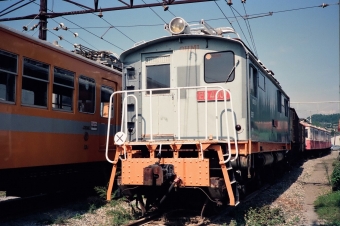 近江鉄道ED4000形電気機関車 ED4001 鉄道フォト・写真 by tokadaさん 彦根駅 (近江鉄道)：1990年10月11日12時ごろ