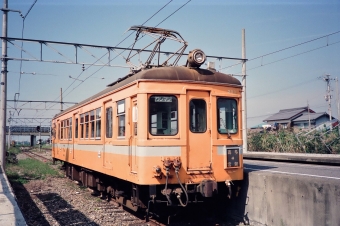 近江鉄道モハ203形電車 モハ203 鉄道フォト・写真 by tokadaさん 多賀大社前駅：1990年10月11日11時ごろ