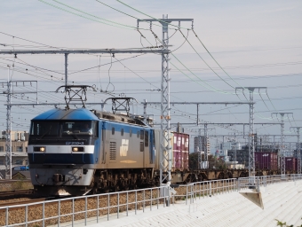 JR貨物 EF210形 EF210-3 鉄道フォト・写真 by tokadaさん 甲子園口駅：2018年10月15日12時ごろ