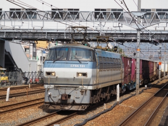 JR貨物 国鉄EF66形電気機関車 EF66 131 鉄道フォト・写真 by tokadaさん 東淀川駅：2018年10月24日11時ごろ