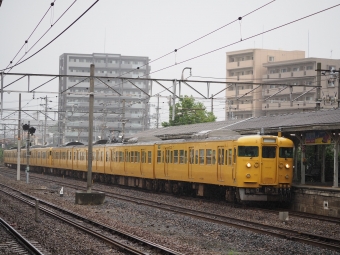 JR西日本 クハ115形 クハ115-2107 鉄道フォト・写真 by tokadaさん 向洋駅：2018年09月20日15時ごろ