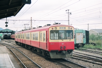 長野電鉄10系電車 クハ61 鉄道フォト・写真 by tokadaさん 須坂駅：1991年10月09日12時ごろ