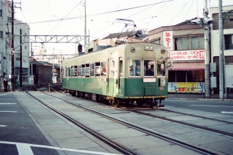 京福電気鉄道モボ301形電車 301 鉄道フォト・写真 by tokadaさん 西院駅 (京福電鉄)：1990年11月05日16時ごろ