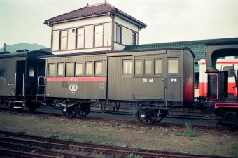 加悦鉄道ハブ3客車 ハブ3 鉄道フォト・写真 by tokadaさん ：1990年11月25日08時ごろ