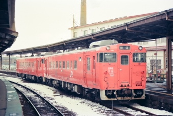 JR北海道 キハ40形 キハ40 158 鉄道フォト・写真 by tokadaさん 函館駅：1991年03月01日12時ごろ