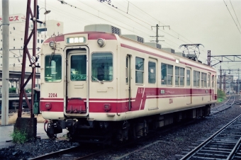 京福電気鉄道モハ2201形電車 2204 鉄道フォト・写真 by tokadaさん 福井駅 (福井県|えちぜん鉄道)：1990年11月12日06時ごろ