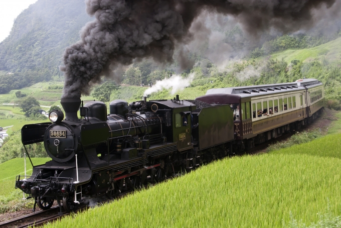 JR九州 国鉄8620形蒸気機関車 SLあそBOY 58654 立野駅 (熊本県|JR 