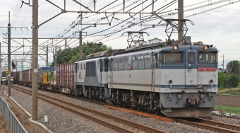 JR貨物 国鉄EF65形電気機関車 EF65-1075 鉄道フォト・写真 by スーパー金太郎さん 岡部駅：2010年06月19日09時ごろ