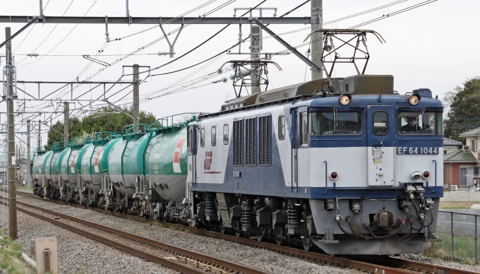 鉄道フォト・写真：JR貨物 国鉄EF64形電気機関車 EF64-1044 岡部駅 鉄道フォト・写真 by スーパー金太郎さん - 撮影日 2011/04/23 10:51