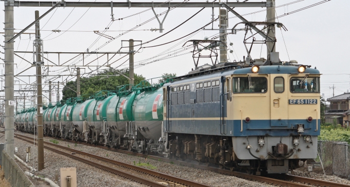 鉄道フォト・写真：JR貨物 国鉄EF65形電気機関車 EF65- 岡部駅 鉄道フォト・写真 by スーパー金太郎さん - 撮影日 2011/06/25 07:23