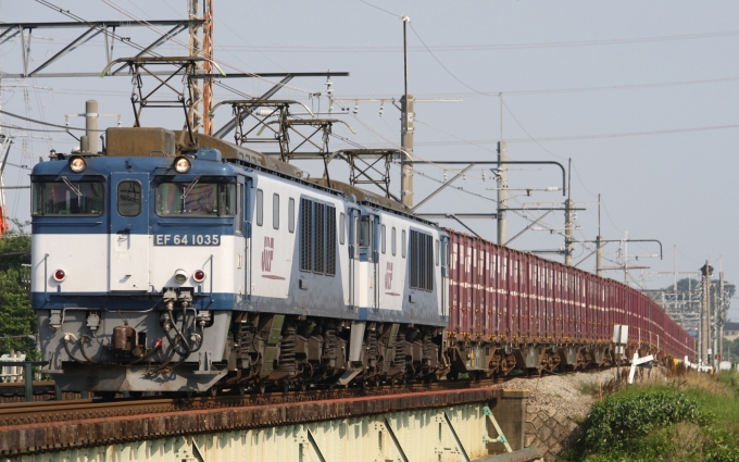 鉄道フォト・写真：JR貨物 国鉄EF64形電気機関車 EF64-1035 本庄駅 鉄道フォト・写真 by スーパー金太郎さん - 撮影日 2011/06/28 15:46