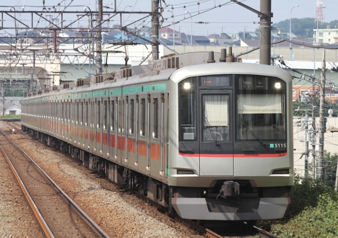 鉄道フォト・写真：東急電鉄 東急5000系電車 5115 市が尾駅 鉄道フォト・写真 by スーパー金太郎さん - 撮影日 2024/07/07 08:57