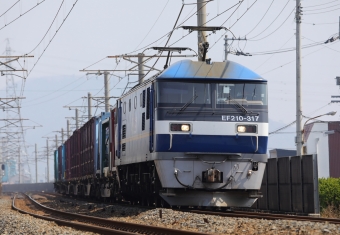 JR貨物 EF210形 EF210-317 鉄道フォト・写真 by express999さん 塩屋駅 (香川県)：2022年03月25日11時ごろ