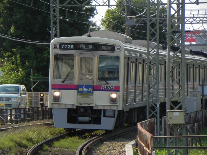 鉄道フォト・写真：京王電鉄 京王7000系電車 陣馬ヘッドマーク 7726 聖蹟桜ヶ丘駅 鉄道フォト・写真 by 京王8000系愛好家さん - 撮影日 2024/06/14 16:38