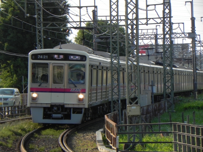 鉄道フォト・写真：京王電鉄 京王7000系電車 7421 聖蹟桜ヶ丘駅 鉄道フォト・写真 by 京王8000系愛好家さん - 撮影日 2024/06/14 17:07