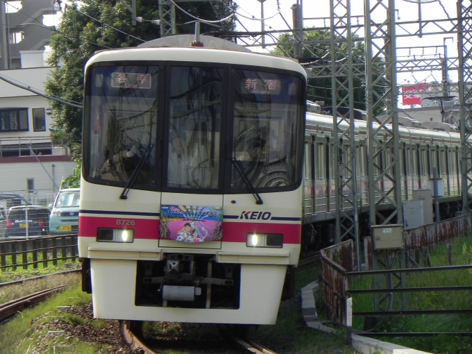 鉄道フォト・写真：京王電鉄 京王8000系電車 TOKYOシティポップ花火2024ヘッドマーク 8726 聖蹟桜ヶ丘駅 鉄道フォト・写真 by 京王8000系愛好家さん - 撮影日 2024/06/29 16:07